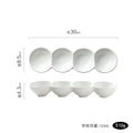 Axyaa Ceramic Serving Plate Set - Molecular Cuisine Restaurant Tableware