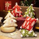 Axyaa Christmas Tree Pillow Home Decor Holiday Cushion for Living Room