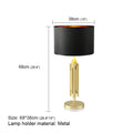 Axyaa Dimming LED Table Lamp with Black Lampshade