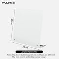 Axyaa Magnetic Tabletop Board with Stand and Clamp, Metal for Magnets Display