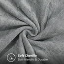 Axyaa Grey Chenille Velvet Cushion Cover 50x50cm Luxury Decor Throw Pillow Case