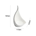 Axyaa Irregular Ceramic Dinner Plate Set for Restaurant Specialty Tableware