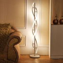Axyaa Nordic LED Spiral Floor Lamp RGB Luxury Corner Lighting