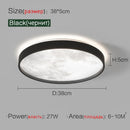 Axyaa Round LED Ceiling Lamp: Modern Nordic Style for Bedroom, Aisle, Corridor, Balcony
