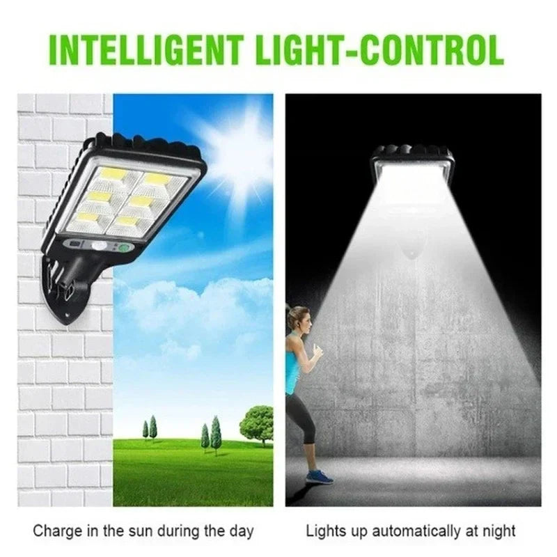 Axyaa Solar Motion Sensor Security Light for Outdoor Garden and Pathway