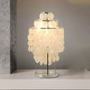 Axyaa Shell Pendant Chandelier: Modern, Cozy Lighting for Home, Hotel, and Shop