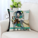 Axyaa Anime Pillow Cover 45x45, Decorative Cushion for Sofa, Bed, Home Decor