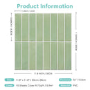 Axyaa Peel & Stick PVC Wall Panels - Self-Adhesive Kitchen & Bathroom Tile Stickers