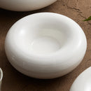 Axyaa White Ceramic Insulation Plate for Cold Dishes - Household Tableware