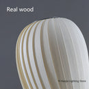 Axyaa Japanese Style Wooden Floor Lamp LED Bedroom Living Room Stand Light