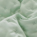 Axyaa Quilted Cotton Ruffle Pillowcase Set in Soft White, 50*75cm