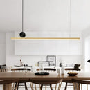 Axyaa LED Chandelier Linear Light Fixture for Dining Room Kitchen Island Living