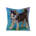Axyaa Dog Print Linen Pillow Cover 45X45cm