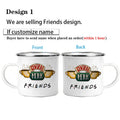 Axyaa Friends Central Perk Mug 11oz Enamel Wholesale Coffee Tea Cup Gift