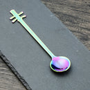 Axyaa Guitar Spoon: Stainless Steel Music Bar Dessert Stirring Gift