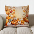 Axyaa Autumn Harvest Fruit & Wheat Pillow Cover for Sofa Bedroom Car