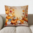 Autumn Harvest Fruits & Wheat Pillow Cover for Sofa, Bedroom, Car - Axyaa