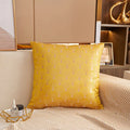 Axyaa Geometric Jacquard Square Cushion Cover 45x45 Polyester Throw Pillowcase