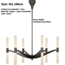 Axyaa Vintage Copper LED Ceiling Chandelier for Kitchen, Living Room - Brenta Grande