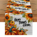 Axyaa Sunflower Maple Leaf Table Runner Party Decor Elegance