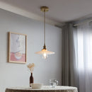Axyaa Glass Pendant Lights Kitchen Restaurant Industrial Vintage LED Hanging Lamp