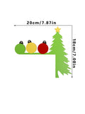 Axyaa Christmas Wooden Door Topper: Festive Holiday Home Decor for Entryways & Windows