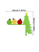 Axyaa Christmas Wooden Door Topper: Festive Holiday Home Decor for Entryways & Windows
