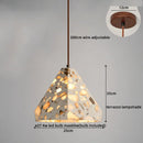 Axyaa Terrazzo LED Pendant Lights: Japanese Style for Corridor Bedroom Living Room