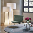 Axyaa Cream Nordic Fabric Floor Lamp for Home Decor and Living Room