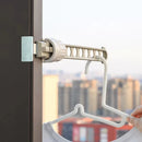 Axyaa Travel Clothes Hanger: Portable Window Frame Drying Rack, Wall Mounted Space Saving