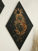 Axyaa Wooden Butterfly Wall Decor - Boho Witchy Home Pediments for Bedroom Decor