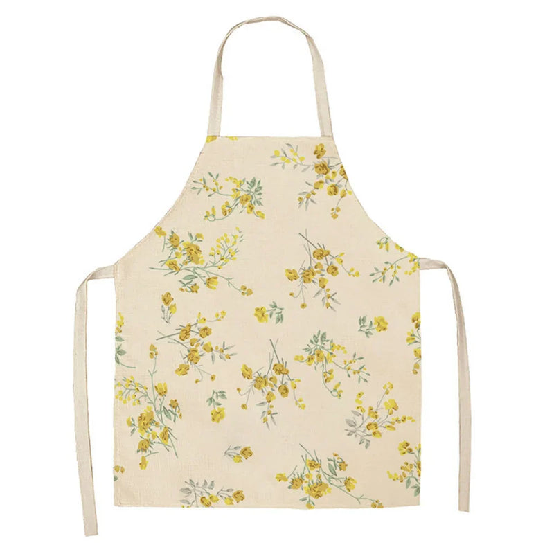Axyaa Green Plant Style Apron for Adults and Kids
