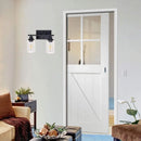 Axyaa Modern Glass Wall Sconce for Bedroom and Bathroom Lighting