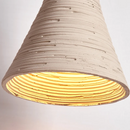Axyaa Nordic LED Wall Lights Wood Cement Interior Home Decor Plug In Sconce