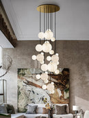 Axyaa Nordic Bubble Chandelier LED Ceiling Pendant Lamp for Living Room, Kitchen, Dining Room