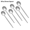 Axyaa Stainless Steel Cutlery Set - Elegant, Mirror Finish, Dishwasher Safe