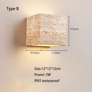 Axyaa Waterproof LED Wall Lamp for Courtyard and Garden, Outdoor Decor Lighting