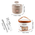 Axyaa Stainless Steel Thermal Lunch Box Insulated Food Jar Sealed Bento Box