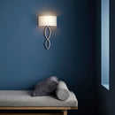 Axya Circle LED Fabric Wall Light for Living Room Dining Room Bedroom