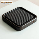 Axyaa Square Striped Pot Holder Insulation Pad Tea Tray Kungfu Tea Services Craft