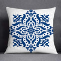 Axyaa Blue Mermaid Sailor Marines Polyester Pillowcase Home Office Decor