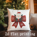 Axyaa Festive Christmas Pillow Covers for Sofa, Bedroom, and Car
