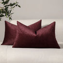 Axyaa Velvet Shell Pattern Throw Pillowcase for Home Decor
