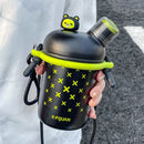 Axyaa Kids Stainless Steel Insulated Straw Cup - Double Drink Thermos