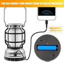 Axya Solar Lantern: Waterproof Rechargeable Camping Light with Emergency Power Bank