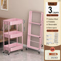 Axyaa Floor-to-Ceiling Multi-layer Service Cart for Kitchen Storage