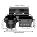 Car Door Storage Box Cup Holder with Phone Mount Tray by Axyaa