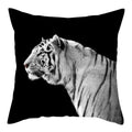 Axyaa Tiger Lion Pillow Case for Home Sofa Decor - Animal Throw Cover