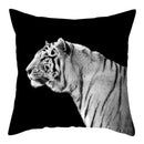 Axyaa Tiger Lion Pillow Case for Home Sofa Decor - Animal Throw Cover