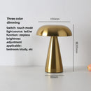 Axyaa Retro LED Mushroom Table Lamp Touch Control Dimmable Night Light